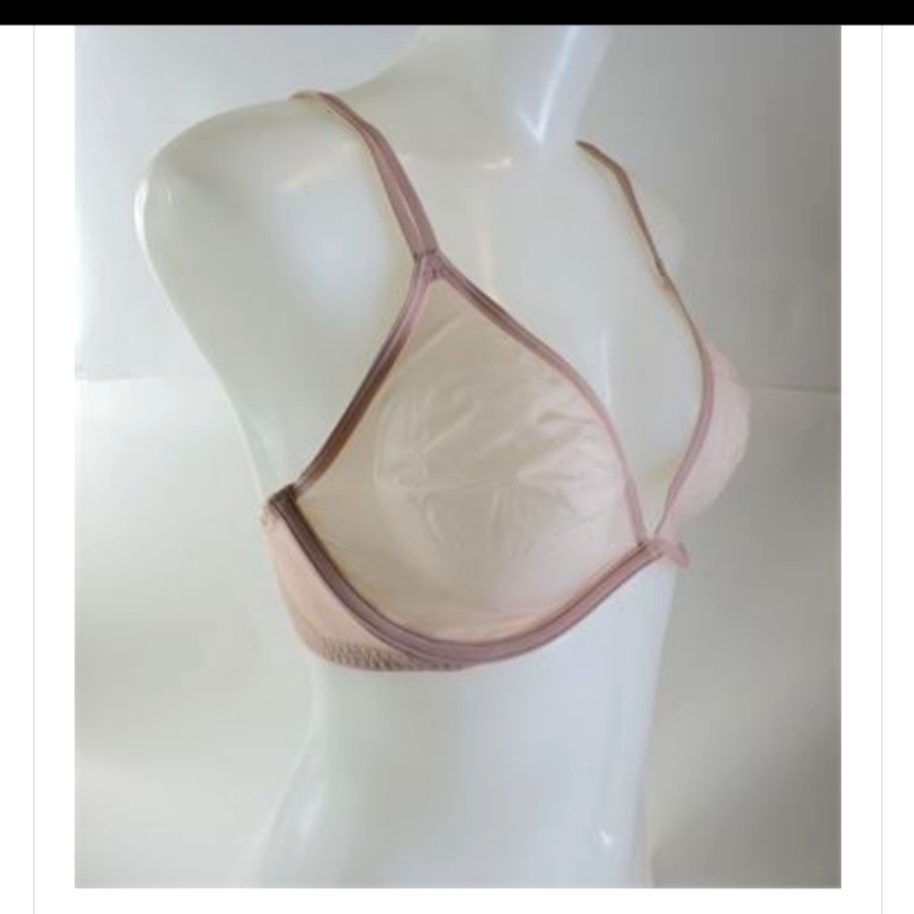 Women's Calvin Klein Sheer Unlined Plunge Bra